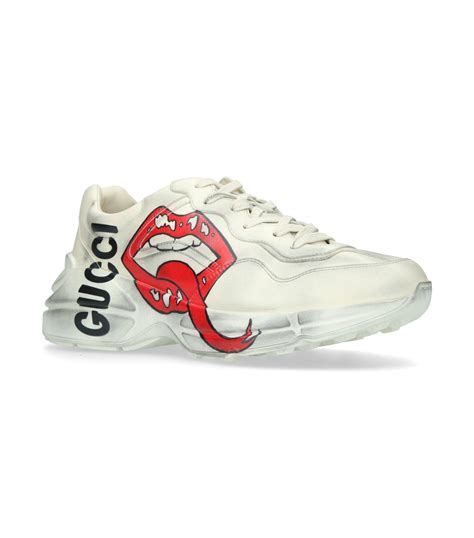 lips gucci sneakers|authentic Gucci sneakers for men.